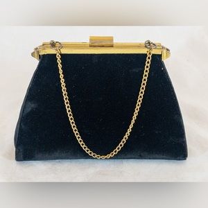 1950’s Vintage Rare Golden Clasp Convertible Purse